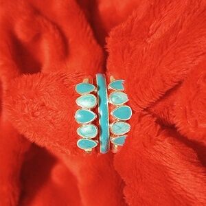 Turquoise Rings Set Size 10